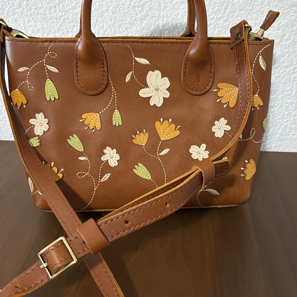 Portland Leather Raindrop Folklore in Honey Brand New Perfect Condition Sold Out - Picture 3 of 13